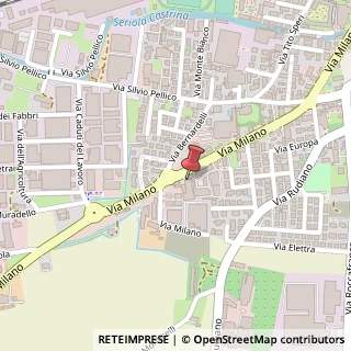 Mappa Via Milano, 13, 25032 Chiari, Brescia (Lombardia)