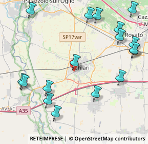 Mappa Via Milano, 25032 Chiari BS, Italia (5.34118)