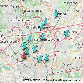 Mappa Via San Giuseppe, 20099 Sesto San Giovanni MI, Italia (3.848)