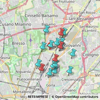 Mappa Via San Giuseppe, 20099 Sesto San Giovanni MI, Italia (1.46056)