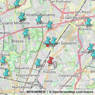 Mappa Via San Giuseppe, 20099 Sesto San Giovanni MI, Italia (2.86067)