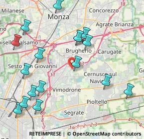 Mappa Via Filippo Corridoni, 20093 Cologno Monzese MI, Italia (4.81235)
