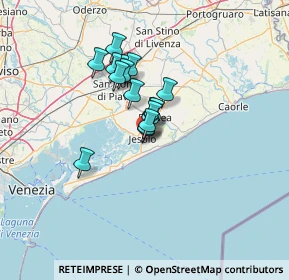 Mappa Via Beato Angelico, 30016 Jesolo VE, Italia (8.57813)