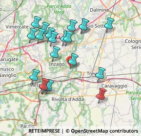 Mappa Via Alberto Riboldi, 20062 Cassano d'Adda MI, Italia (7.6615)