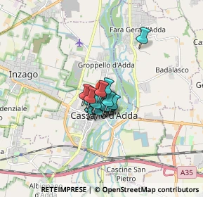 Mappa Via Alberto Riboldi, 20062 Cassano d'Adda MI, Italia (0.795)