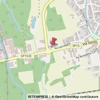 Mappa Via Sant'Agata, 46, 28064 Carpignano Sesia, Novara (Piemonte)