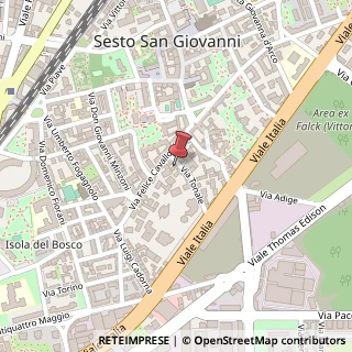 Mappa Via Tonale, 8-10-12, 20099 Sesto San Giovanni, Milano (Lombardia)