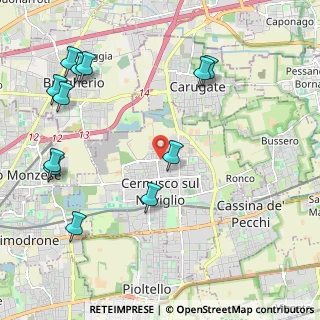 Mappa Via Marzabotto, 20063 Cernusco sul Naviglio MI, Italia (2.59917)