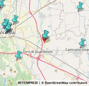 Mappa Via Lonigo, 36040 Torri di Quartesolo VI, Italia (6.33769)