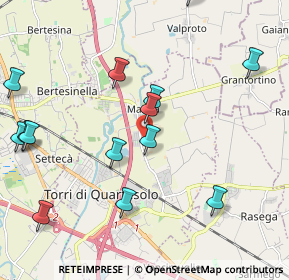 Mappa Via Lonigo, 36040 Torri di Quartesolo VI, Italia (2.40857)