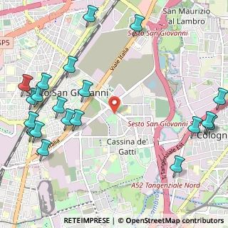 Mappa Via Cantore Generale, 20099 Sesto San Giovanni MI, Italia (1.4685)