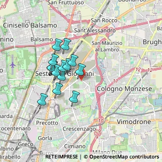 Mappa Via Cantore Generale, 20099 Sesto San Giovanni MI, Italia (1.45733)