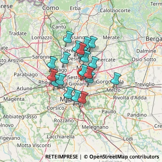 Mappa Via Cantore Generale, 20099 Sesto San Giovanni MI, Italia (9.6445)