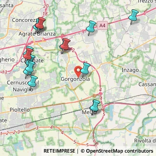 Mappa Via Monsignore A. Cazzaniga, 20064 Gorgonzola MI, Italia (5.17563)