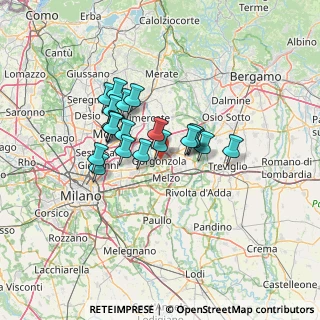 Mappa Via Monsignore A. Cazzaniga, 20064 Gorgonzola MI, Italia (10.0005)