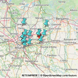 Mappa Via Monsignore A. Cazzaniga, 20064 Gorgonzola MI, Italia (10.89214)