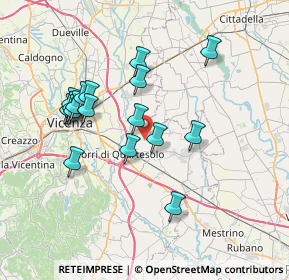 Mappa Via della Pila, 36040 Torri di Quartesolo VI, Italia (6.77176)