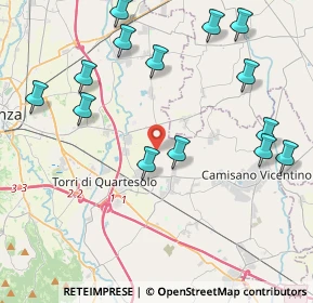 Mappa Via della Pila, 36040 Torri di Quartesolo VI, Italia (4.79286)