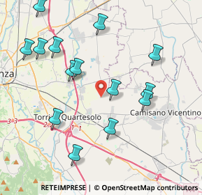 Mappa Via della Pila, 36040 Torri di Quartesolo VI, Italia (4.315)