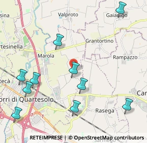 Mappa Via della Pila, 36040 Torri di Quartesolo VI, Italia (2.68364)