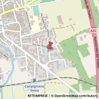 Mappa Via Giacomo Puccini, 4, 28064 Carpignano Sesia, Novara (Piemonte)