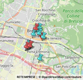 Mappa Via XXV Aprile, 25121 Brescia BS, Italia (1.25375)