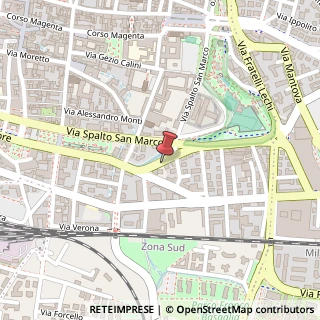 Mappa Via XXV Aprile, 28, 25121 Brescia, Brescia (Lombardia)