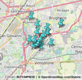 Mappa Corso Roma, 20093 Cologno Monzese MI, Italia (1.0025)