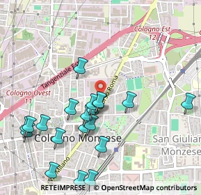 Mappa Corso Roma, 20093 Cologno Monzese MI, Italia (0.551)