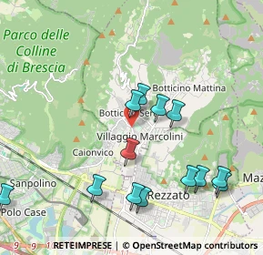 Mappa Via Giuseppe Mazzini, 25082 Botticino BS, Italia (2.12846)