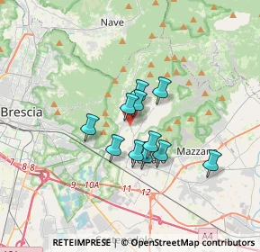 Mappa Via Giuseppe Mazzini, 25082 Botticino BS, Italia (2.32091)