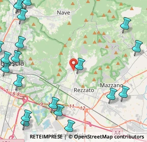 Mappa Via Giuseppe Mazzini, 25082 Botticino BS, Italia (6.657)