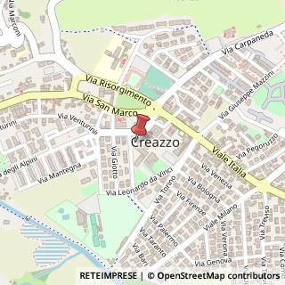Mappa Largo Tiepolo, 59, 36051 Creazzo, Vicenza (Veneto)