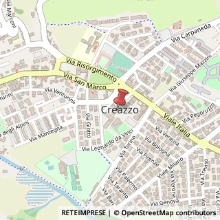Mappa Piazza del Comune, 17, 36051 Creazzo, Vicenza (Veneto)