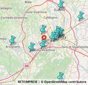 Mappa Largo Tiepolo, 36051 Creazzo VI, Italia (7.01308)