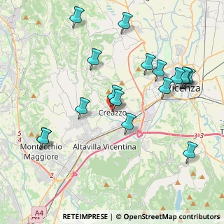 Mappa Largo Tiepolo, 36051 Creazzo VI, Italia (4.38353)