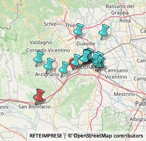 Mappa Piazza del Comune, 36051 Creazzo VI, Italia (10.00412)