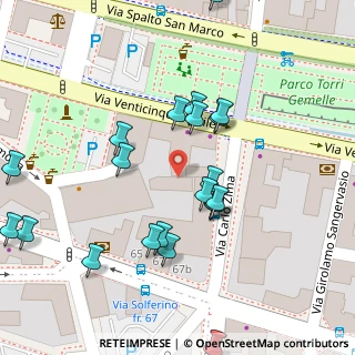 Mappa Via XXV Aprile, 25122 Brescia BS, Italia (0.04545)