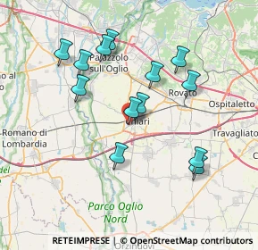 Mappa Via del Lavoro Artigiano, 25032 Chiari BS, Italia (6.94231)