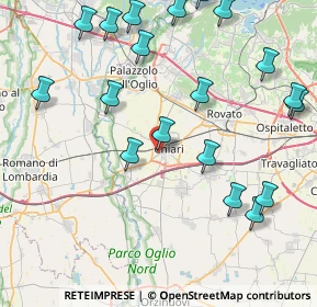 Mappa Via del Lavoro Artigiano, 25032 Chiari BS, Italia (10.3115)