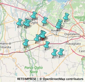 Mappa Via Amerigo Vespucci, 25032 Chiari BS, Italia (5.93938)