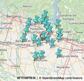 Mappa Via Amerigo Vespucci, 25032 Chiari BS, Italia (10.8035)
