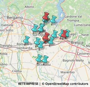 Mappa Via Amerigo Vespucci, 25032 Chiari BS, Italia (10.0425)