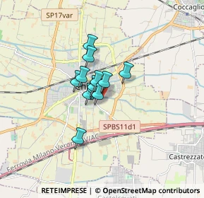 Mappa Via Amerigo Vespucci, 25032 Chiari BS, Italia (0.88917)