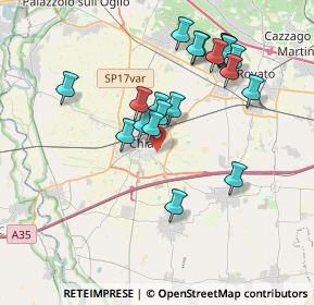 Mappa Via Amerigo Vespucci, 25032 Chiari BS, Italia (3.53)