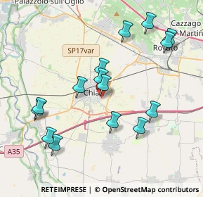 Mappa Via Amerigo Vespucci, 25032 Chiari BS, Italia (3.984)