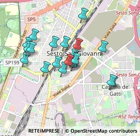 Mappa Via Don Giovanni Minzoni, 20099 Sesto San Giovanni MI, Italia (0.7345)