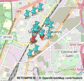 Mappa Via Don Giovanni Minzoni, 20099 Sesto San Giovanni MI, Italia (0.67438)