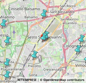 Mappa Via Don Giovanni Minzoni, 20099 Sesto San Giovanni MI, Italia (2.94667)