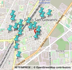 Mappa Via Don Giovanni Minzoni, 20099 Sesto San Giovanni MI, Italia (0.475)